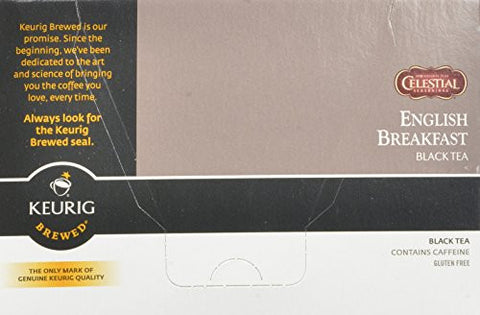 Celestial Seasonings - English Breakfast Tea, 12-Count K-Cup