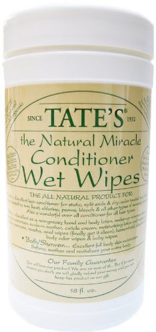 Tate's The Natural Miracle Conditioner Wet Wipes 18oz