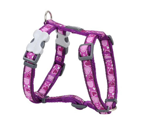 Breezy Love Purple Dog Harness,Medium/Large