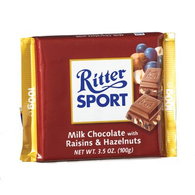 Raisin & Hazelnuts Milk Chocolate bar 3.5 OZ