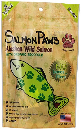 Salmon Paws - Salmon Jerky with Organic Broccoli