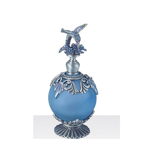 Blue Hummingbird Perfume Bottle