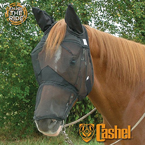 Quiet Ride Fly Mask Long Nose Ears - Draft