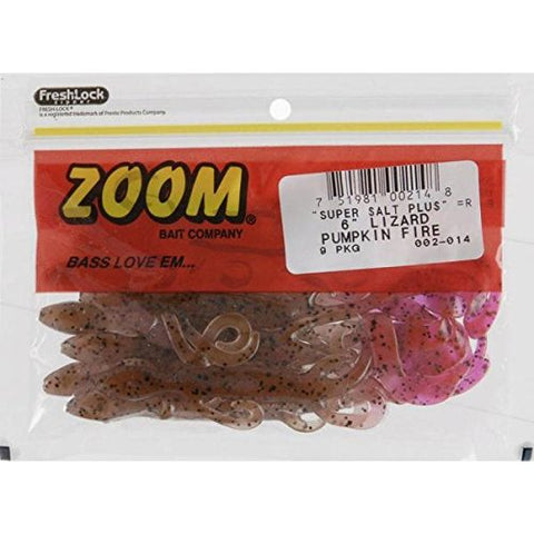 Zoom 002014 Lizard, 6", 9Pk, Pumpkin Fire, (683813)