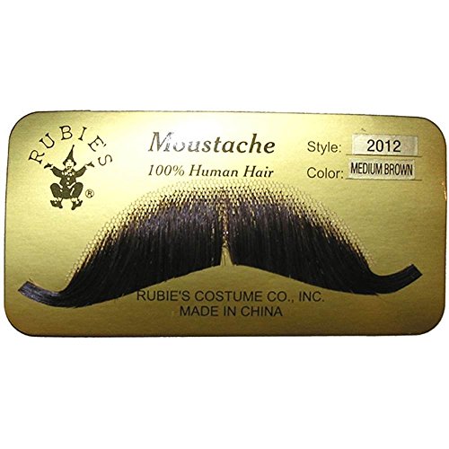 EUROPEAN MUSTACHE, LIGHT GREY