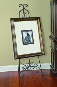 65" Black Floor Easel