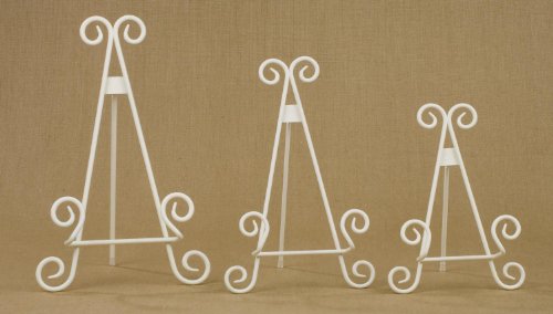 13" Stratford Silver Metal Easel