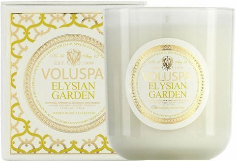 Maison Blanc, Elysian Garden Classic Maison Candle, 100 hour 12 oz