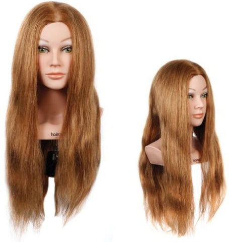 100% Human Hair Competition Mannequins - COMPETITION 20”