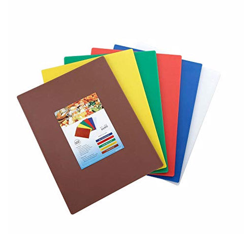 Cutting Boards, 12" x 18" x 1/2", 6 Colors/set