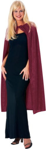45" Panna Burgundy Velvet Cape