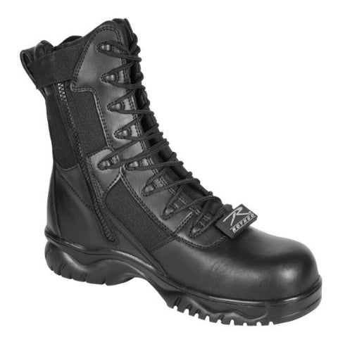 Forced Entry 8" Side Zipper Composite Toe Tactical Boots - Size 7.5