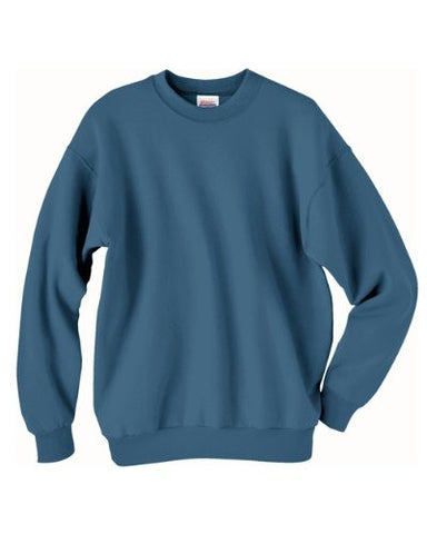 Hanes ComfortBlend Long Sleeve Fleece Crew - p160 (Denim Blue / XX-Large)