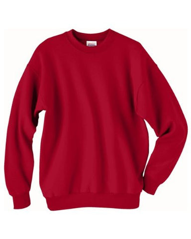 Hanes ComfortBlend Long Sleeve Fleece Crew - p160 (Deep Red / XXX-Large)