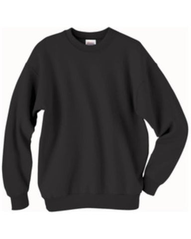 Hanes ComfortBlend Long Sleeve Fleece Crew - p160 (Black / Medium)