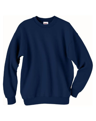 Hanes ComfortBlend Long Sleeve Fleece Crew - p160 (Navy / Small)