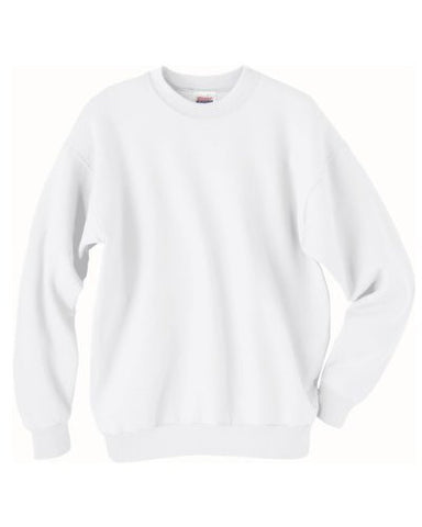 Hanes ComfortBlend Long Sleeve Fleece Crew - p160 (White / Medium)