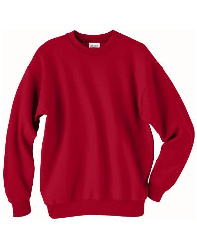 Hanes ComfortBlend Long Sleeve Fleece Crew - p160 (Deep Red / Large)