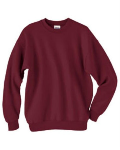 Hanes ComfortBlend Long Sleeve Fleece Crew - p160 (Maroon / Medium)