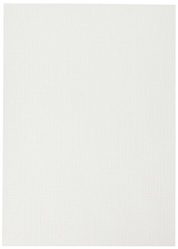 Linen Matte, 200 GSM, Textured Alpha Cellulose Watercolor Paper, 10 Mil, Bright White, Single  Sided, 5 x 7, 50 Sheets