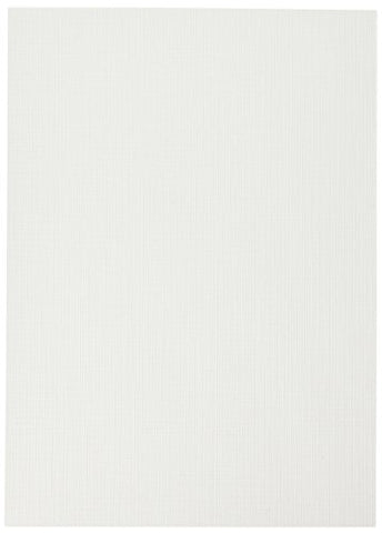 Linen Matte, 200 GSM, Textured Alpha Cellulose Watercolor Paper, 10 Mil, Bright White, Single  Sided, 5 x 7, 50 Sheets