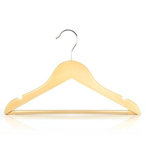 Children's Natural Wooden Trouser Bar Hanger - 30cm