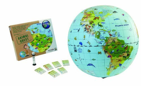 Animal Quest - 20" Globe & Game