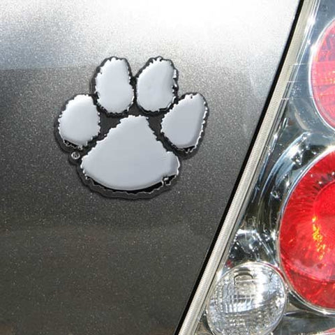 Clemson Paw Shiny Chrome Emblem