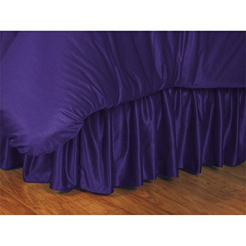 BEDSKIRT  Louisiana St Tigers - Color Purple - Size Queen
