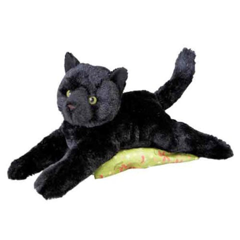 Plush Tug Black Cat 12"
