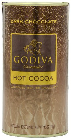 Godiva - Cocoa Dark Choc Canister, 14.5oz