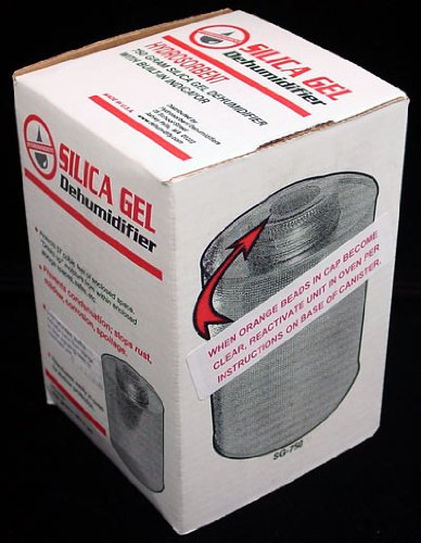 Hydrosorbent Dehumidifier SG-750 750 Gram Silica Gel Unit -- Dessicant, 4x6, Steel Canister