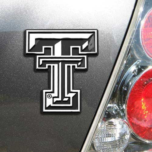 Premium Metal Auto Emblem - Texas Tech Red Raiders