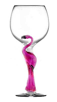 Wine glass /Flamingo