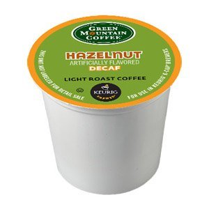 Green Mountain Coffee Hazelnut Decaf, Light Roasted, K-Cup Portion Pack for Keurig K-Cup Brewers, 24-Count