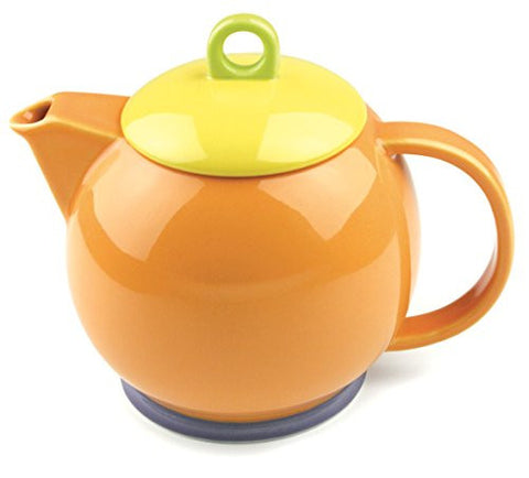 Teapot, Orange/Yellow 32 oz