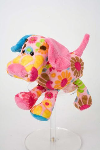 Plush Thelma Pink Flower Dog Stuffed Animal