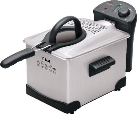 Easy Pro Enamel Deep Fryer 3-Liters of Oil & Up to 2.6-pounds of Food, Silver (not in pricelist)