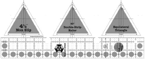 Creative Grids 60 Degree Double-Strip Quilt Ruler