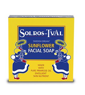 Swedish Dream Sunflower Facial Soap Gift Box of 4  50g each bar