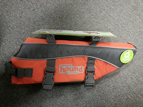 Outward Hound Kyjen   Designer Pet Saver Life Jacket, Medium, Orange