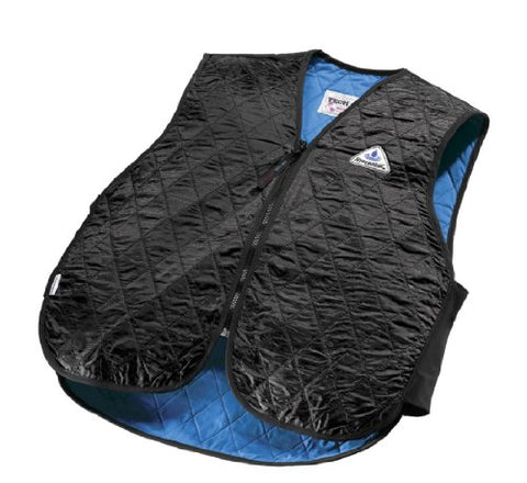 Techniche Evaporative Cooling Vests Child Sport, Black Size 10-12 Yrs. Old