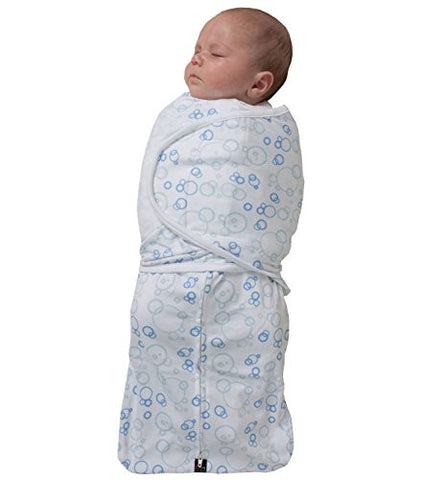 DreamSwaddle - Small (Blue Bubbles)