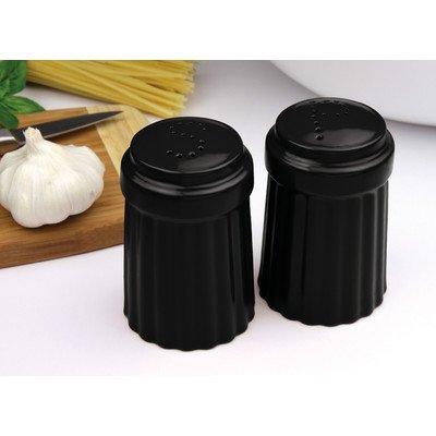 Salt & Pepper Set 6 oz each Black