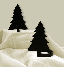 Pine Tree - Curtain Tie Backs 2.00 lbs. 4 1/2 In. W x 5 In. H x 3 1/4 In. D.