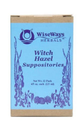 Witch Hazel Suppositories, 12 count