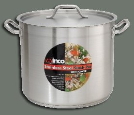 40qt S/S Stock Pot w/Cover