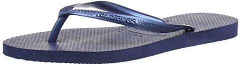 Havaianas Women's Hav Slim 4000030.0555.356 Navy Blue Rubber Flip Flops 5-6 UK 37-38 BR