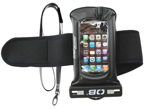 Black Pro-Sport Waterproof MP3 Case with Sports Arm Strap