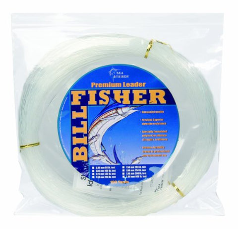 Billfisher LC100-150 Mono Leader Coil 150lb 100yd Clear 1.3mm (not in pricelist)
